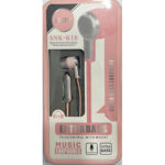 SNK-K18 In-ear Handsfree με Βύσμα 3.5mm Ροζ