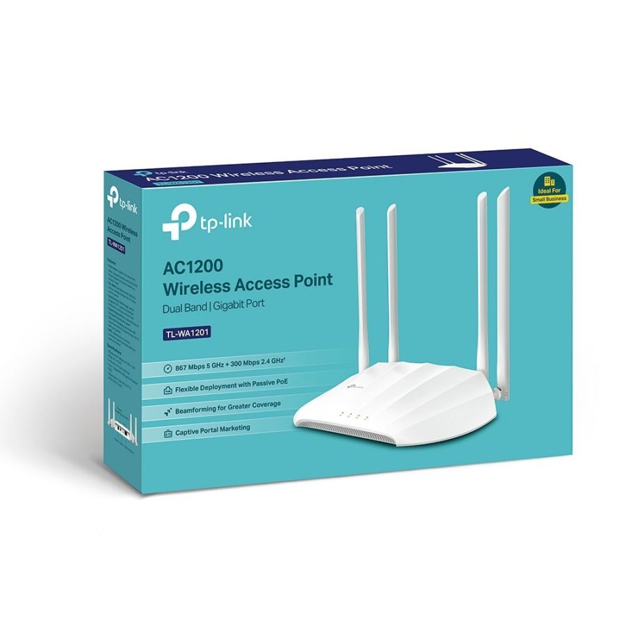 TP-LINK AC1200 Dual-Band Wi-Fi Access Point v3.0 (TL-WA1201) (TPTL-WA1201)