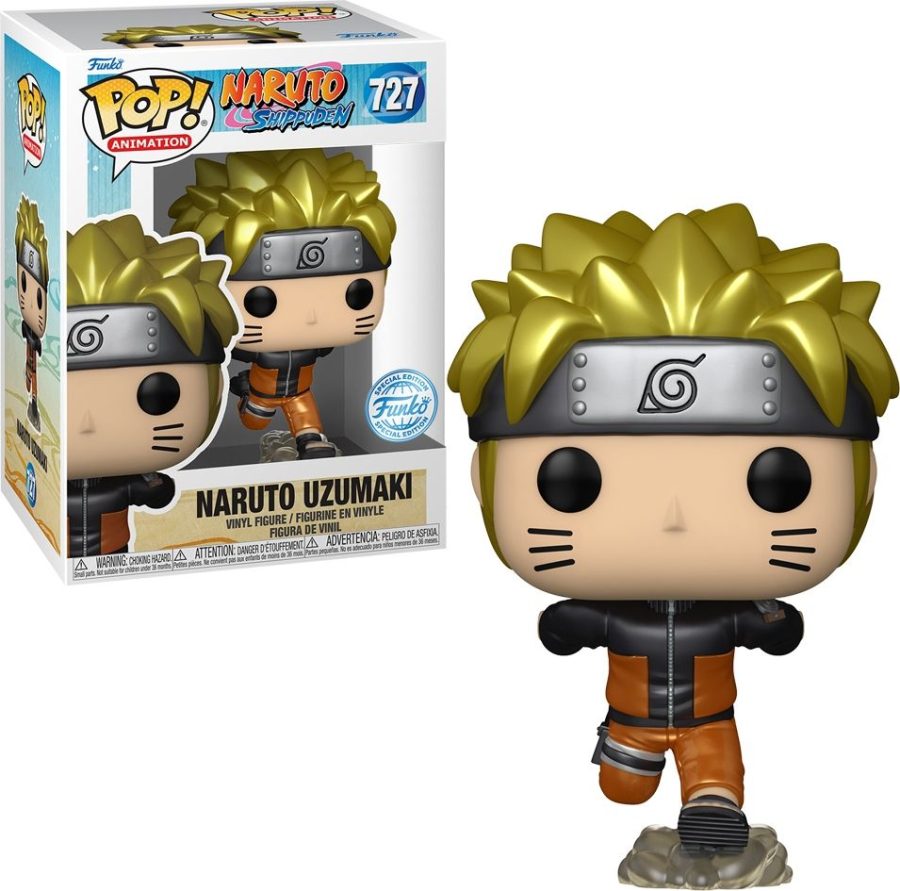 Funko Pop! Animation: NARUTO - Naruto Running Metalic Effect Special Edition #727 Figure