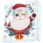 Diamond Dotz Box Χρωματιστές Ψηφίδες Christmas Trio Santa (DBX056)