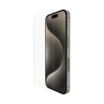 Leewello iPhone 15 Pro 3D Mini Tempered Glass