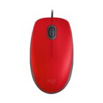 Logitech M110 Silent Ενσύρματο Ποντίκι Κόκκινο