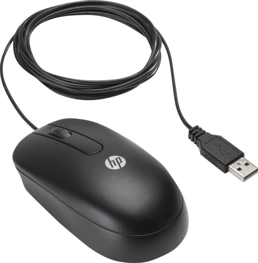 HP Scroll Optical Ενσύρματο Ποντίκι Μαύρο