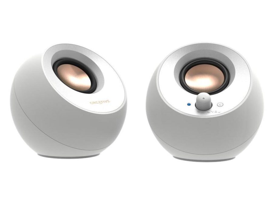 Creative Speakers Pebble V3 USB 2.0 White με Bluetooth και με καλωδιο 51MF1700AA002