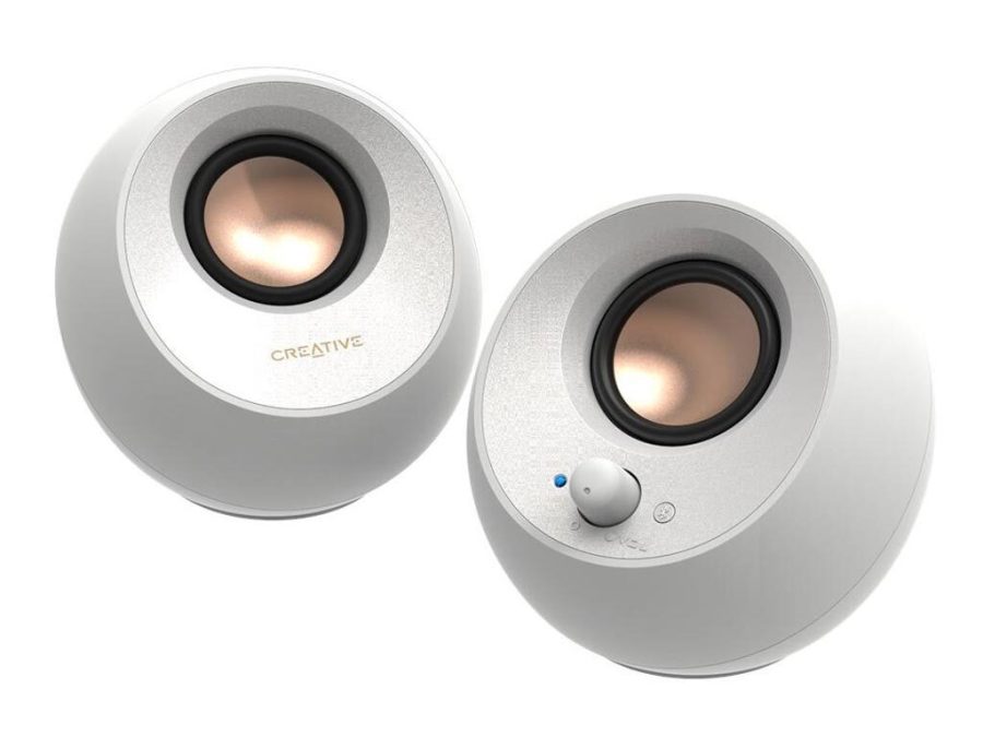 Creative Speakers Pebble V3 USB 2.0 White με Bluetooth και με καλωδιο 51MF1700AA002