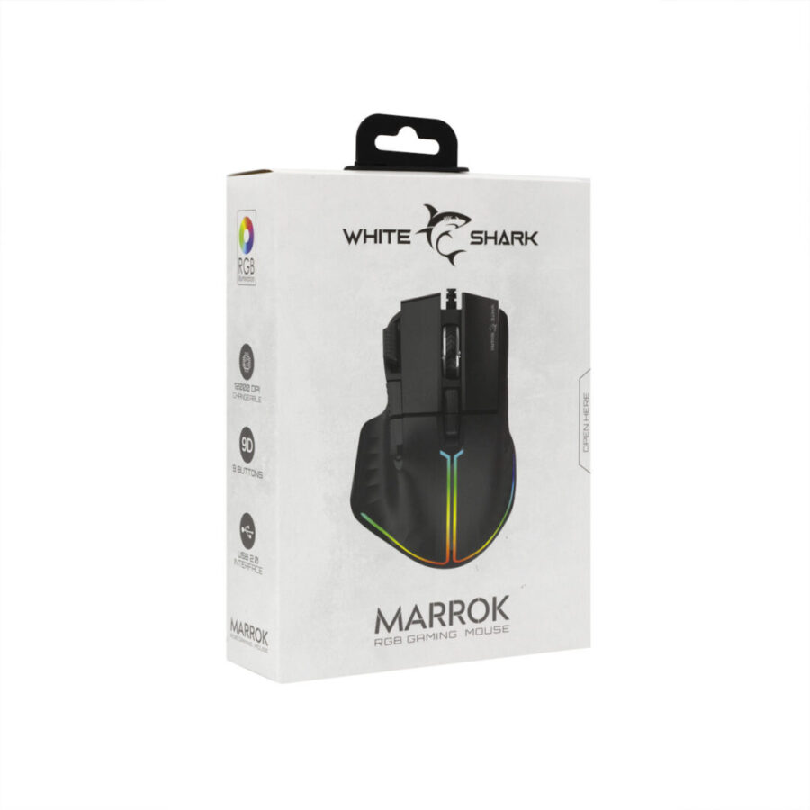 White Shark Gaming Mouse GM-9006 Marrok Black 12000DPI