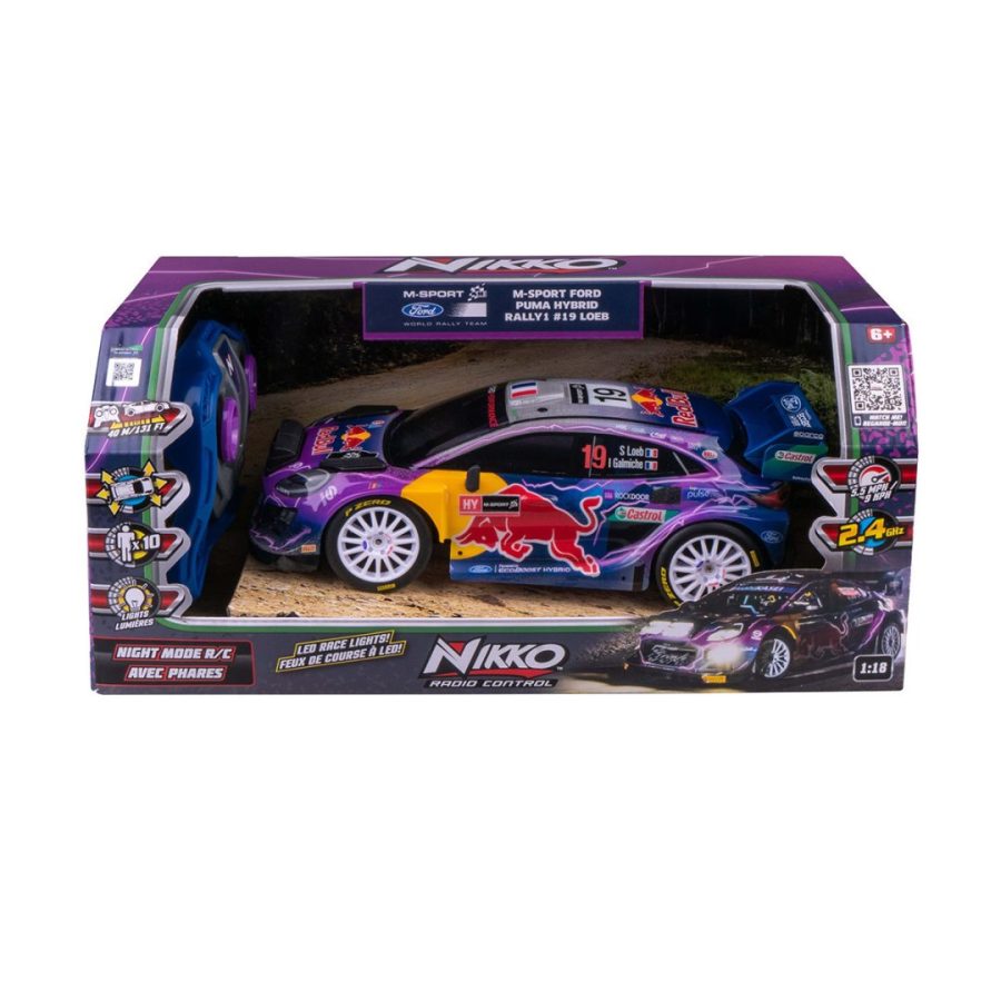 Nikko Τηλεκατευθυνόμενο Αυτοκίνητο WRC Red Bull With Tyres (34/10390)
