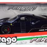 Bburago Ferrari 488 Pista Dark Blue 1/24 (18/26026)