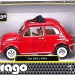 Bburago Fiat 500 L (1968) Κόκκινο 1/24 (18/22099)