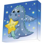 Diamond Dotz Box Χρωματιστές Ψηφίδες Sleepy Time Dragon (DBX072)