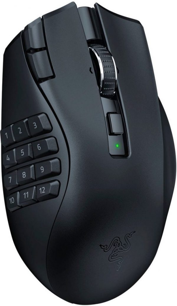 Razer NAGA V2 HYPERSPEED – Wireless MMO Gaming Mouse – 30K DPI – 2.4GHZ / Bluetooth – 19 Buttons