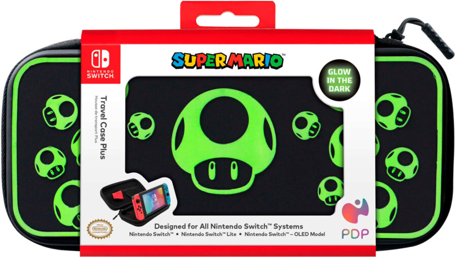 PDP - Slim Deluxe Travel Case for Nintendo Switch 1Up Glow