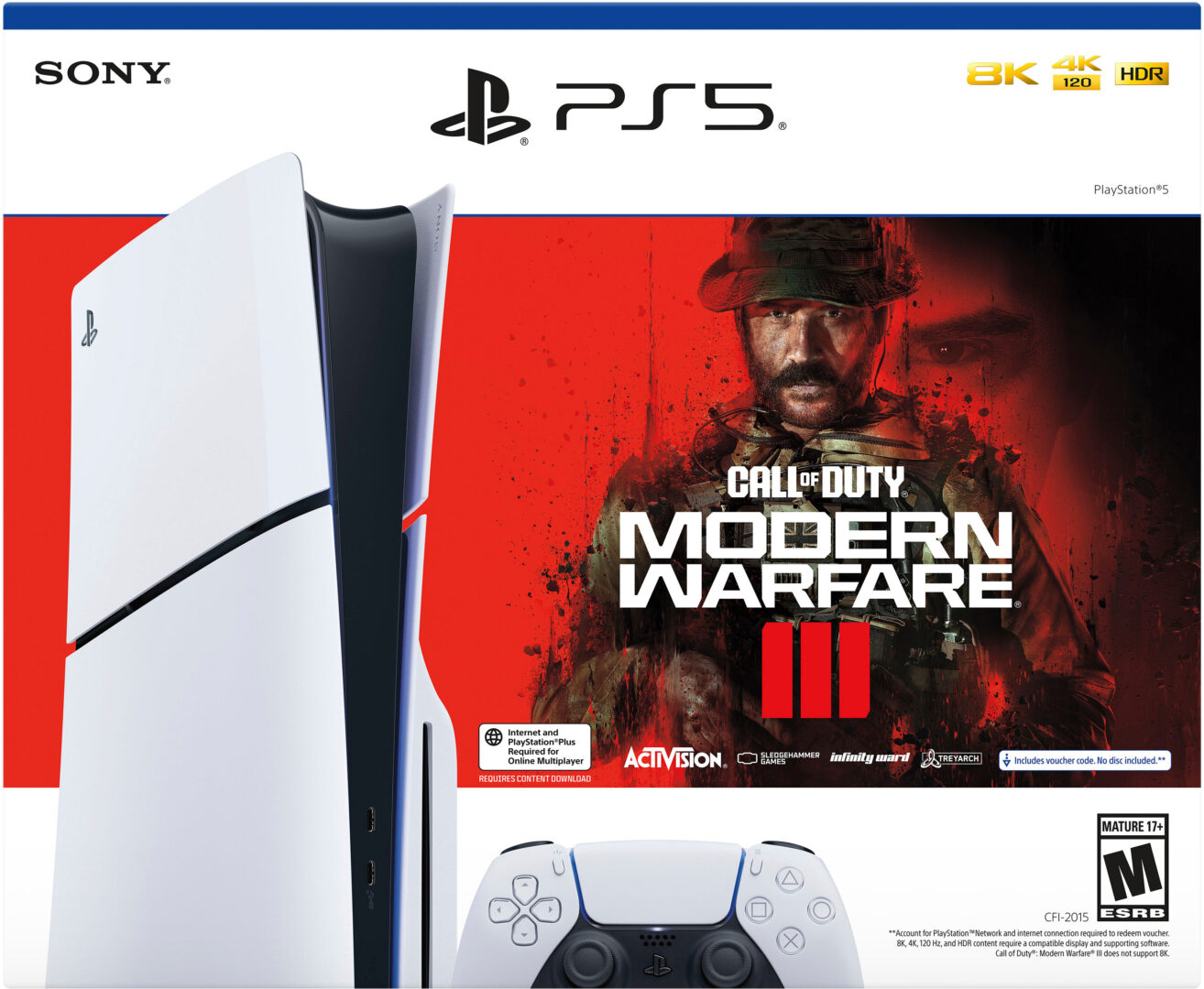 Sony Playstation 5 Console & Call Of Duty Modern Warfare III Bundle