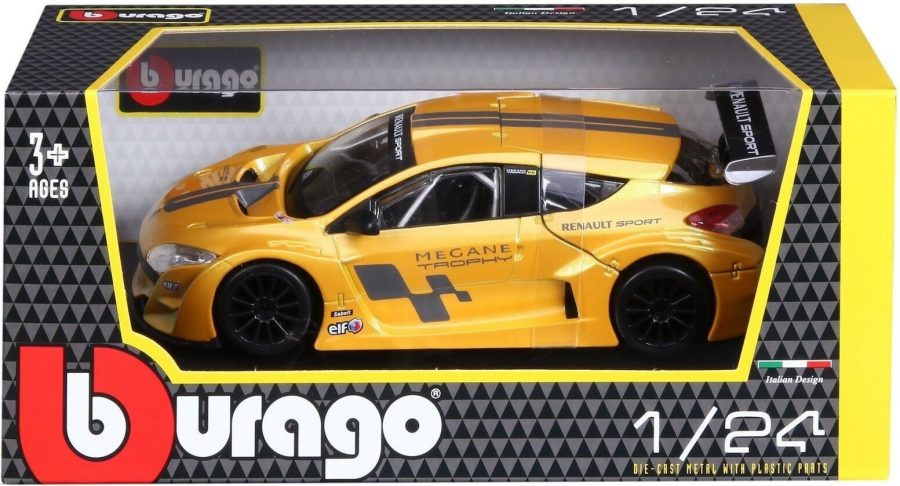 Bburago Renault Megane Trophy Κίτρινο 1/24 (18/22115)