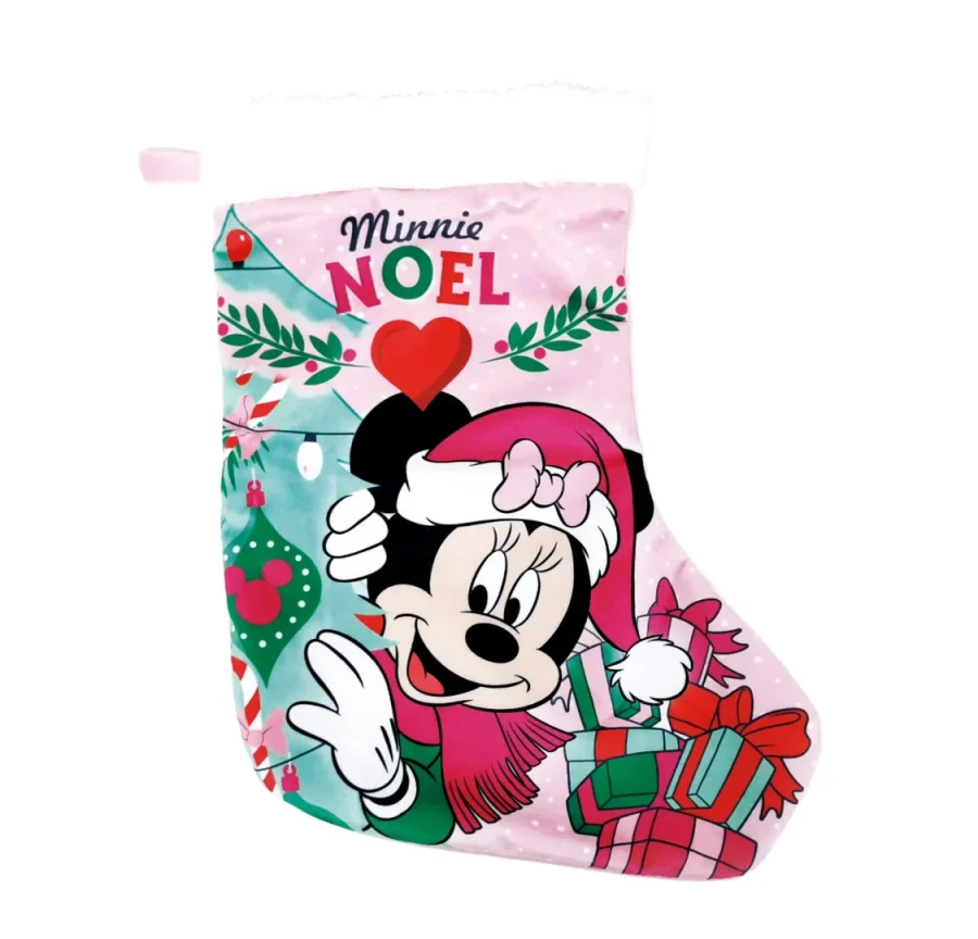 Disney Χριστουγιεννιάτικη Κάλτσα MINNIE - Santa Sock - 42 cm (WD14008)