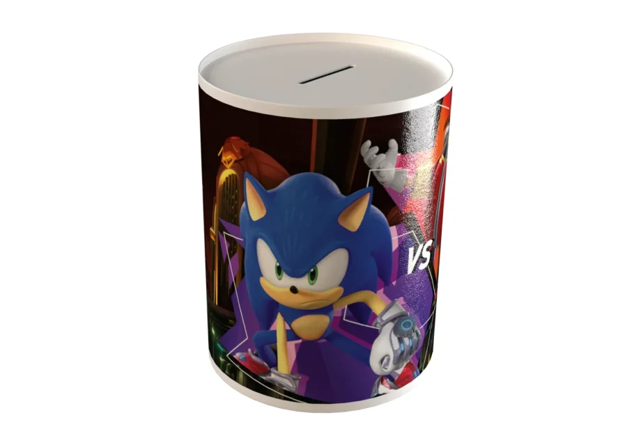 CYP Κουμπαράς SONIC - Tin Coin Bank - 12 x 10 cm