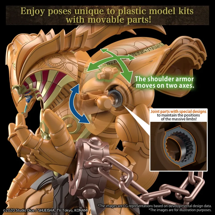 Bandai YU-GI-OH! - Figure-rise Standard Ampl. The Legendary Exodia -Model Kit (MK65437)