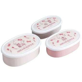 Benelic / Studio Ghibli HELLO KITTY Σετ Παιδικά Δοχεία Φαγητού - Kitty-chan - Set of 3 bento