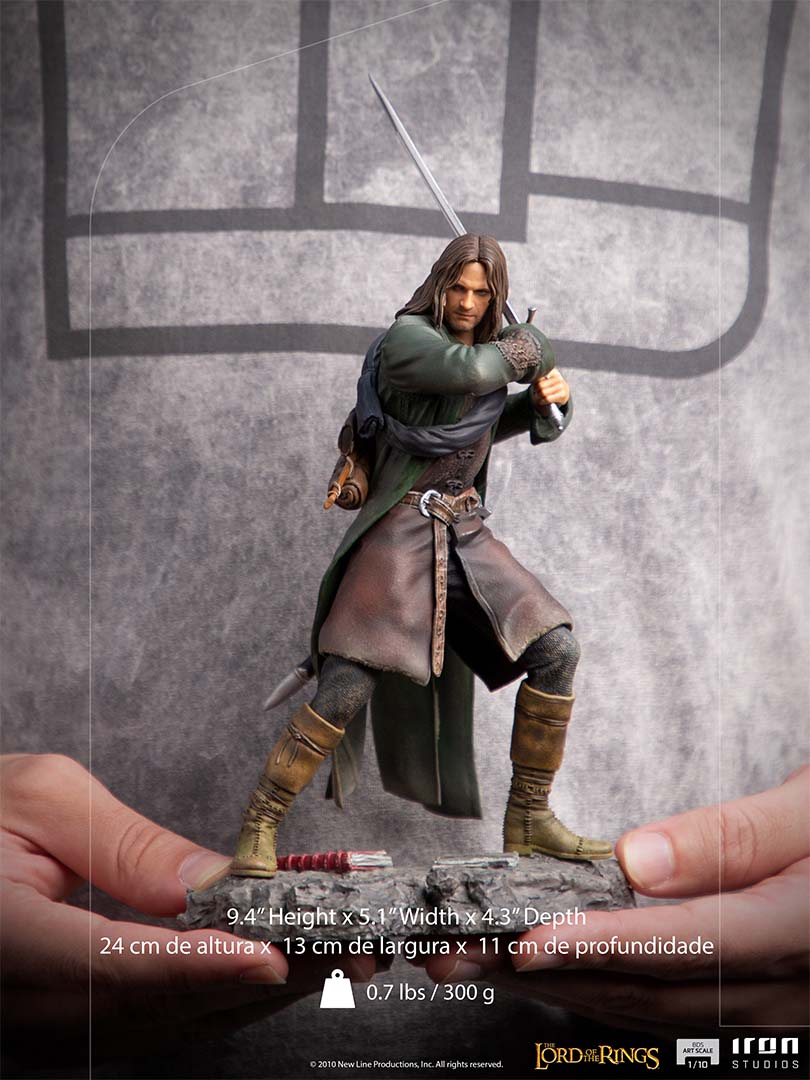 Iron Studios THE LORD OF THE RINGS - Aragorn - Statuette 1/10 Art Scale - 24cm