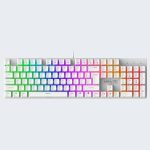 Armaggeddon Mechanical Keyboard MKA-7C Phycheagle , με Custom Blue διακόπτες και RGB, White (Αγγλικό US)