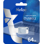 NETAC USB Flash Drive UA31, 64GB, USB 3.2, μπλε