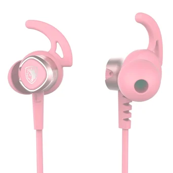 SADES gaming earphones Wings 20, 12mm, 3.5mm, 1.2m, Ρόζ