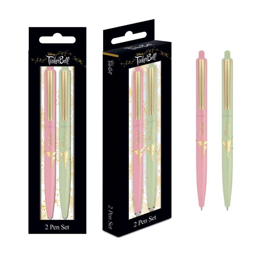Pyramid Σετ 2 Στυλό TINKERBELL - Botanical Tink - Set of 2 Pen (Ροζ,Πράσινο)(SR74330)