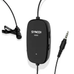 SYNCO Μικρόφωνο Lav-S6M2, Clip-On, Omnidirectional, 3.5mm, 400mAh, Μαύρο (SY-S6M2)