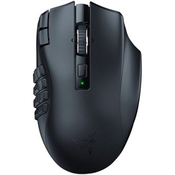 Razer NAGA V2 HYPERSPEED – Wireless MMO Gaming Mouse – 30K DPI – 2.4GHZ / Bluetooth – 19 Buttons
