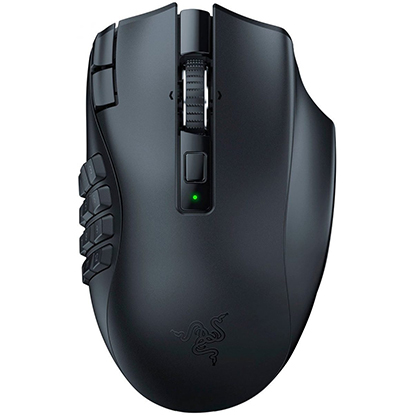 Razer NAGA V2 HYPERSPEED – Wireless MMO Gaming Mouse – 30K DPI – 2.4GHZ / Bluetooth – 19 Buttons
