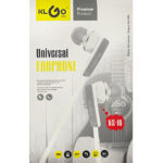 KLGO KS-16 In-ear Handsfree με Βύσμα 3.5mm Λευκό