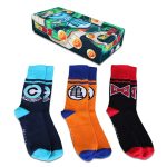Geek Dragon Ball Σετ 3 Ζευγάρια Κάλτσες - Pack of 3 socks in gift box - Μέγεθος 40-45