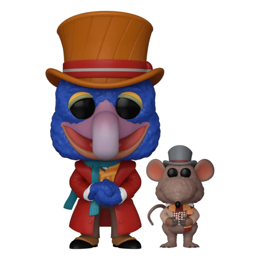 Funko Pop! Movies: Disney MUPPET XMAS 2023 - Gonzo with Rizzo #1456 Figure