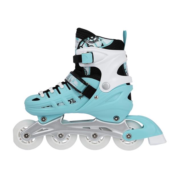 Αυξομειούμενα Πατίνια Roller NH 10905 ΣΕΤ 4 ΣΕ 1 INLINE SKATES NILS EXTREME ΓΑΛΑΖΙΟ-MEDIUM (35-38)