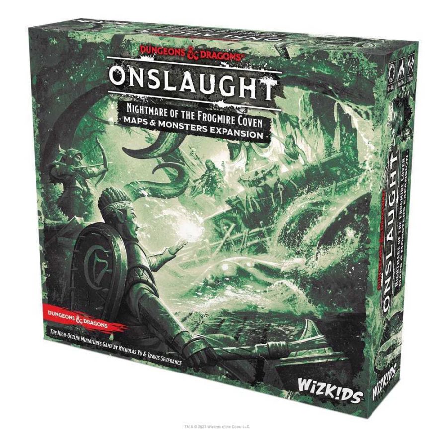 WizKids D&D Dungeons & Dragons ONSLAUGHT: Frogmire Coven - Maps & Monsters Expansion (WIZ89722)