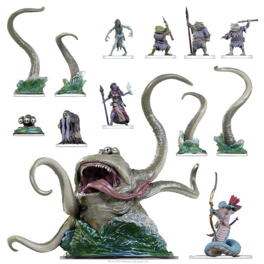 WizKids D&D Dungeons & Dragons ONSLAUGHT: Frogmire Coven - Maps & Monsters Expansion (WIZ89722)
