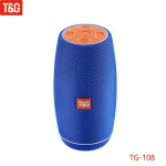 TG108 Portable Stereo BT Speakers Ασύρματο Ηχείο Blue