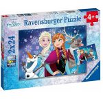 Ravensburger 2X24 Pcs Puzzle Frozen: The Northern Lights