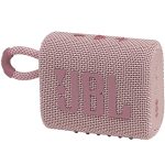 JBL GO3, Portable Bluetooth Speaker, IP67-Waterproof Pink