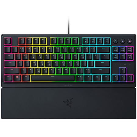 RAZER ORNATA V3 TENKEYLESS – Mecha Membrane Gaming Keyboard – Low Profile – UV Coated Keycaps – GR