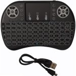 Backlit i8 Mini Keyboard Ασύρματο Πληκτρολόγιο με Touchpad Αγγλικό US