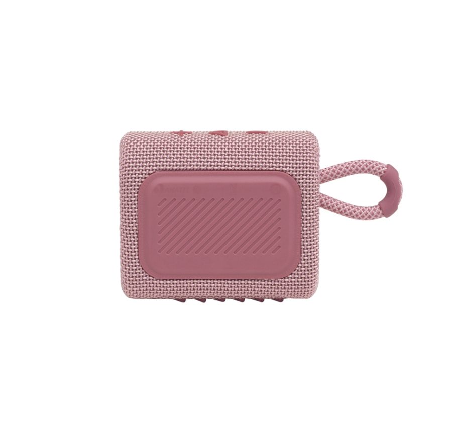JBL GO3, Portable Bluetooth Speaker, IP67-Waterproof Pink