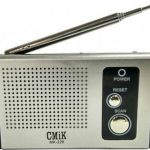 CMiK MK-229 Φορητό Ραδιοφωνάκι Μπαταρίας Ασημί