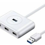 Hub USB 3.0 UGREEN CR113 White 20283
