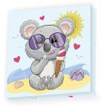 Diamond Dotz Box Χρωματιστές Ψηφίδες Koala Cream (DBX040)