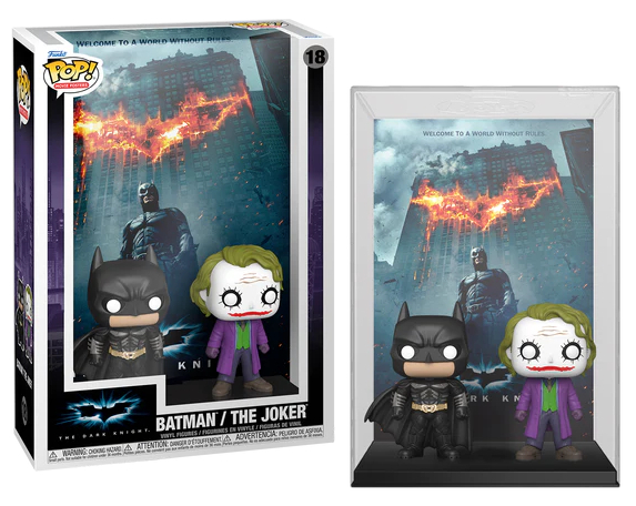 Funko Pop! DC Movie Poster & Figure The Dark Knight - Batman & The Joker #18