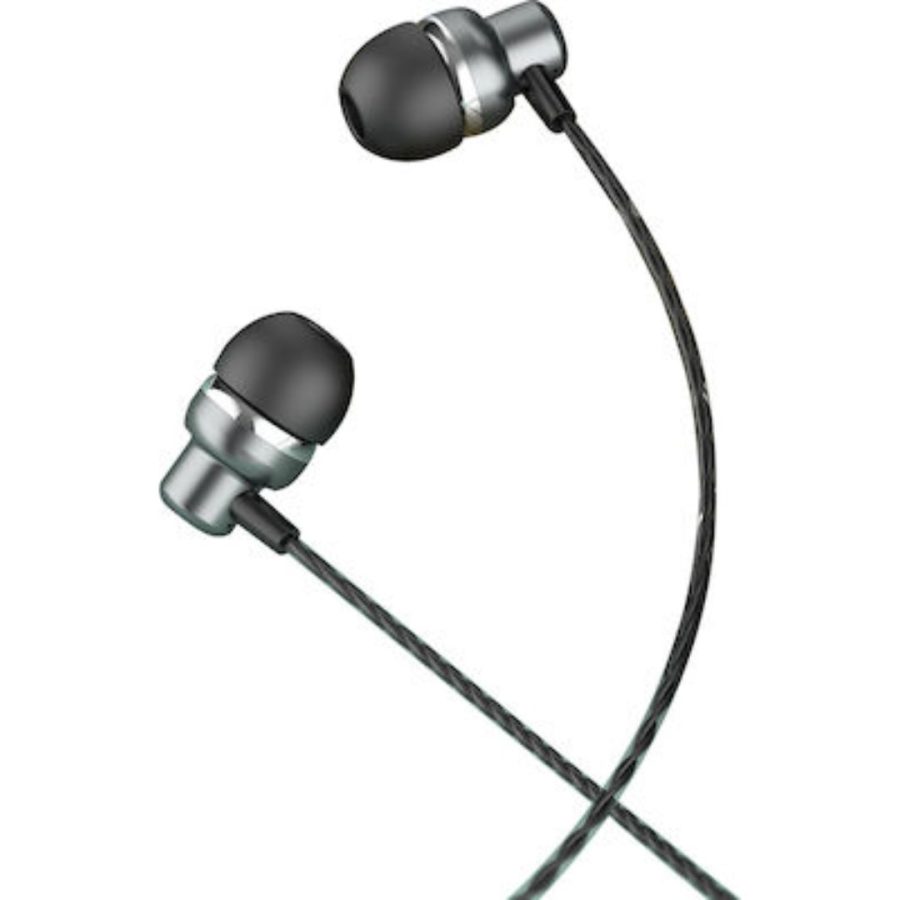 Xipin hx-15 In-ear Handsfree με Βύσμα 3.5mm Γκρι