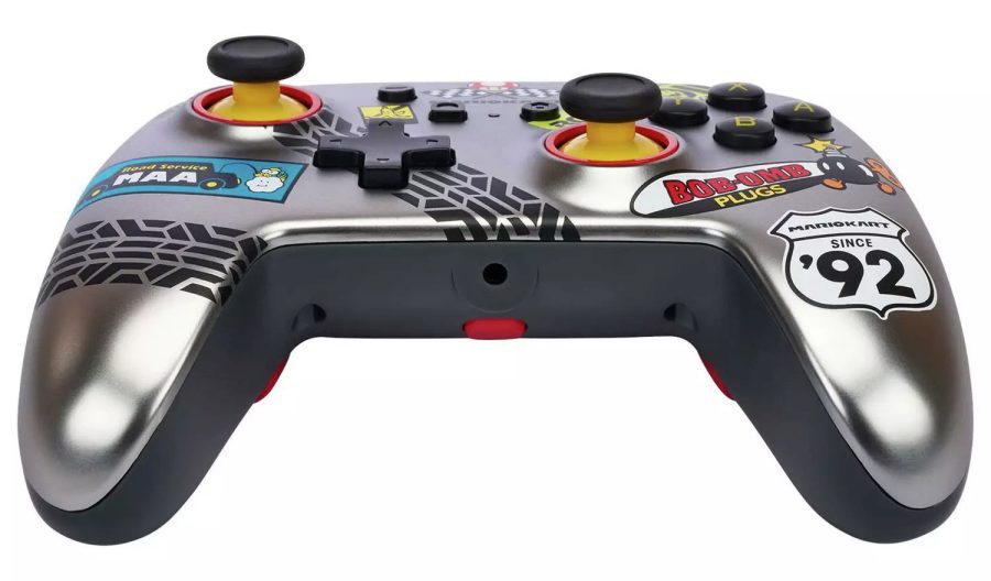 PowerA Wired Controller Mario Kart Racer Silver Nintendo Switch NSW