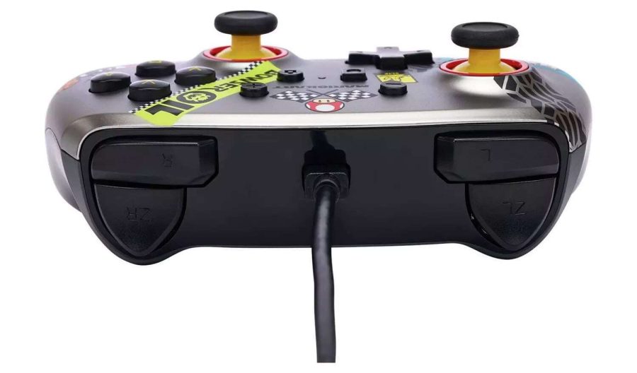 PowerA Wired Controller Mario Kart Racer Silver Nintendo Switch NSW