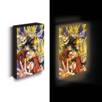 Pyramid Τρισδιάστατος Φωτιζόμενος Καμβάς DRAGON BALL Z - Goku Evolution - Light Canvas